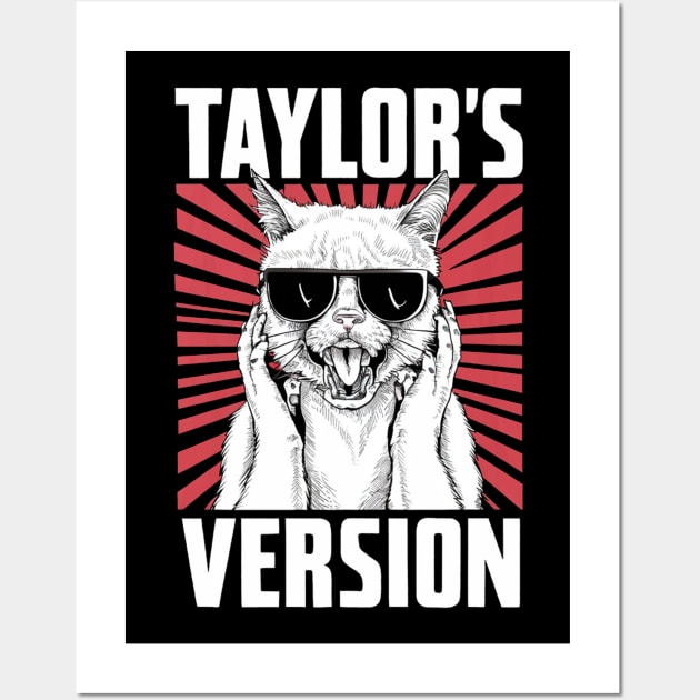 death metal taylors cat version Wall Art by Aldrvnd